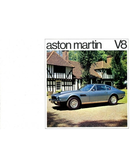 1975 ASTON MARTIN V8 BROCHURE ENGELS