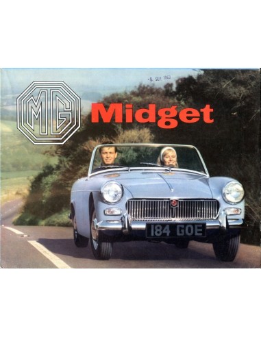 1963 MG MIDGET BROCHURE DUITS