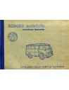 1957 ALFA ROMEO AUTOTUTTO BENZINE ONDERDELENHANDBOEK ITALIAANS