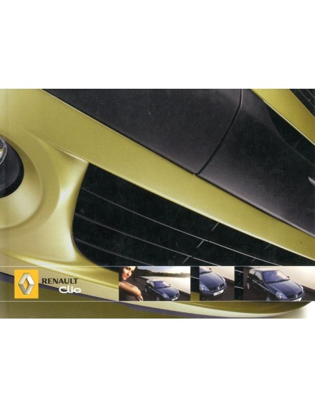 2005 RENAULT CLIO INSTRUCTIEBOEKJE DUITS