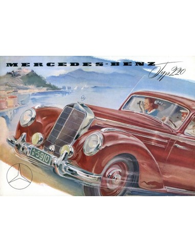 1953 MERCEDES BENZ TYPE 220 BROCHURE DUITS