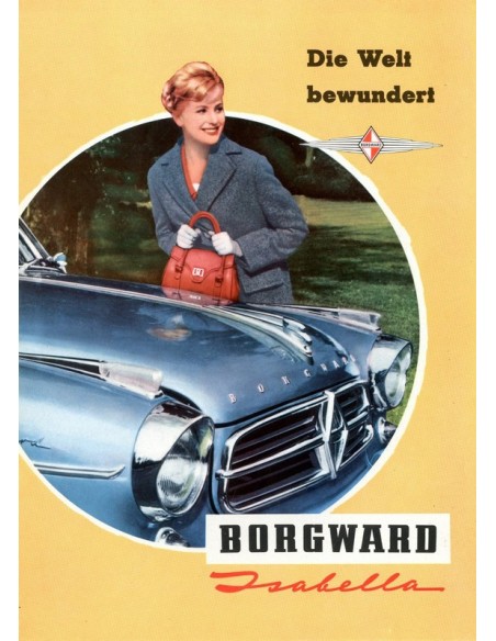 1959 BORGWARD ISABELLA BROCHURE DUITS