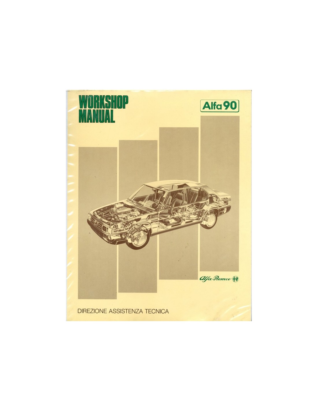 ALFA ROMEO 90 2.4 Betriebsanleitung 1984 Bedienungsanleitung Handbuch BA 