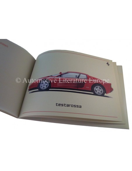 1984 FERRARI PROGRAMMA PERSMAP ITALIAANS 325/84