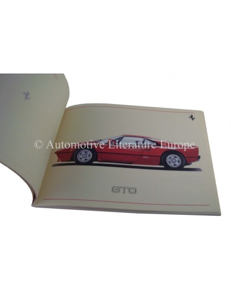 1984 FERRARI PROGRAMMA PERSMAP ITALIAANS 325/84