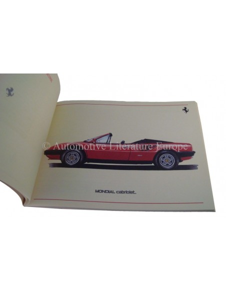 1984 FERRARI PROGRAMMA PERSMAP ITALIAANS 325/84