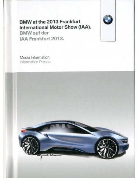 2013 BMW FRANKFURT IAA PERSMAP + 1X USB