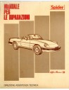1986 ALFA ROMEO SPIDER QV WERKPLAATSHANDBOEK ITALIAANS