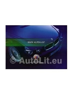 2004 BMW ALPINA B7 BROCHURE DUITS