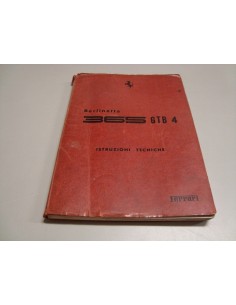 1968 FERRARI GTB/4 WERKPLAATSHANDBOEK ITALIAANS 2