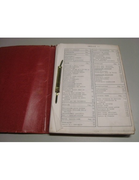 1968 FERRARI GTB/4 WERKPLAATSHANDBOEK ITALIAANS