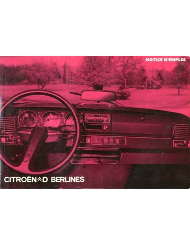 1972 CITROEN D DS SUPER SPECIAL INSTRUCTIEBOEKJE FRANS