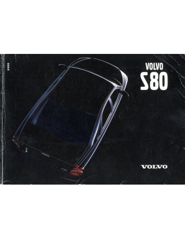 2000 VOLVO S80 OWNERS MANUAL DUTCH