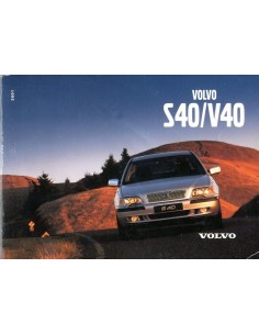 2001 VOLVO S40 V40 INSTRUCTIEBOEKJE NEDERLANDS