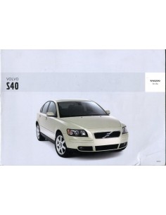 2004 VOLVO S40 INSTRUCTIEBOEKJE NEDERLANDS