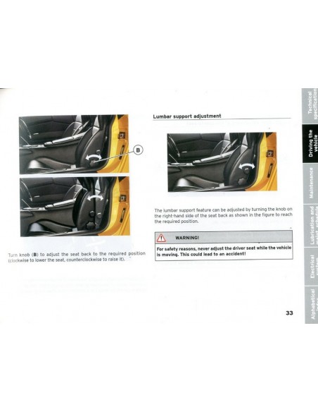 2007 LAMBORGHINI MURCIELAGO LP-640 INSTRUCTIEBOEKJE ENGELS