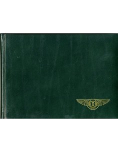 1996 BENTLEY TURBO R HARDCOVER INSTRUCTIEBOEKJE FRANS / DUITS