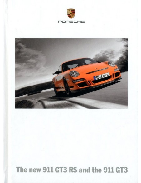 2007 PORSCHE 911 GT3 + RS HARDCOVER BROCHURE ENGELS