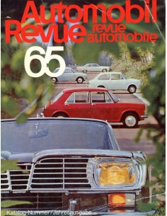 1965 AUTOMOBIL REVUE JAARBOEK DUITS FRANS