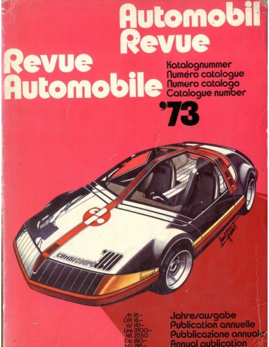1973 AUTOMOBIL REVUE JAARBOEK DUITS FRANS