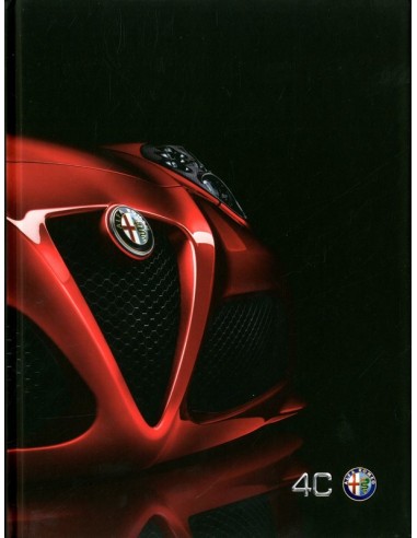 2013 ALFA ROMEO 4C HARDCOVER BROCHURE NEDERLANDS