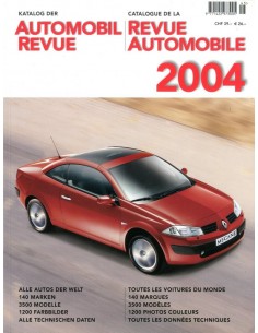 2004 AUTOMOBIL REVUE JAARBOEK DUITS FRANS