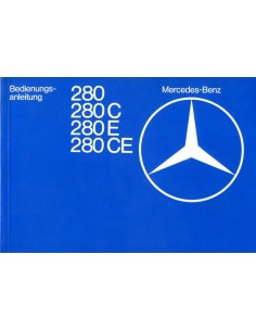 1979 MERCEDES BENZ E KLASSE INSTRUCTIEBOEKJE DUITS