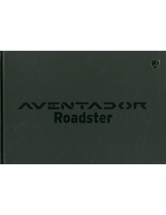 2013 LAMBORGHINI AVENTADOR ROADSTER HARDCOVER BROCHURE ENGELS