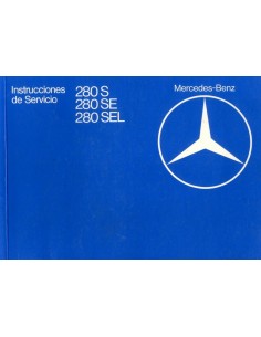 1980 MERCEDES BENZ S KLASSE INSTRUCTIEBOEKJE SPAANS