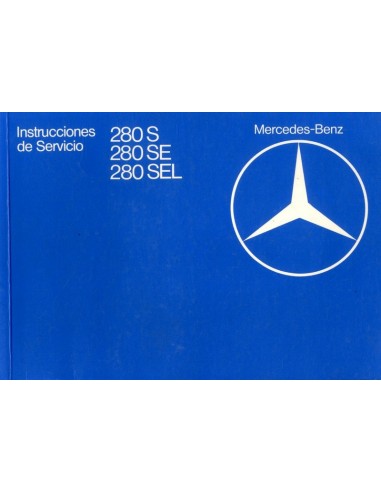 1980 MERCEDES BENZ S KLASSE INSTRUCTIEBOEKJE SPAANS