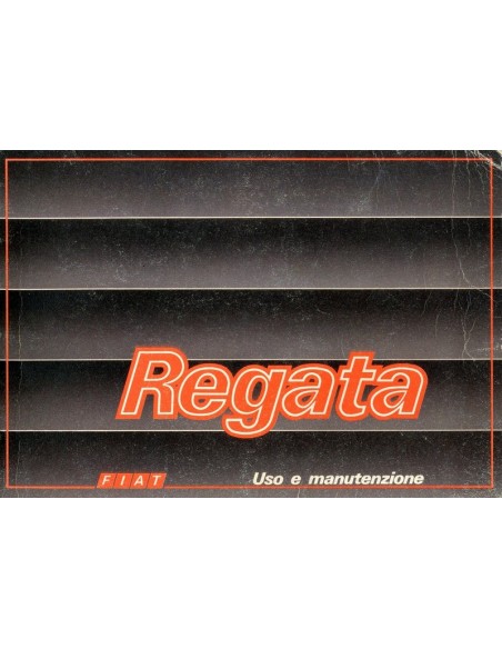 1986 FIAT REGATA INSTRUCTIEBOEKJE ITALIAANS