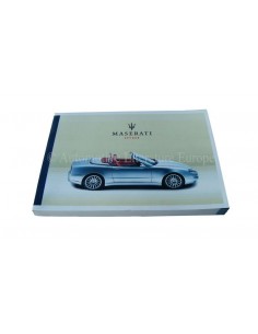 2005 MASERATI SPYDER INSTRUCTIEBOEKJE DUITS