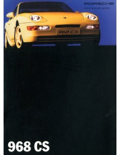 1993 PORSCHE 968 CS BROCHURE ITALIAANS