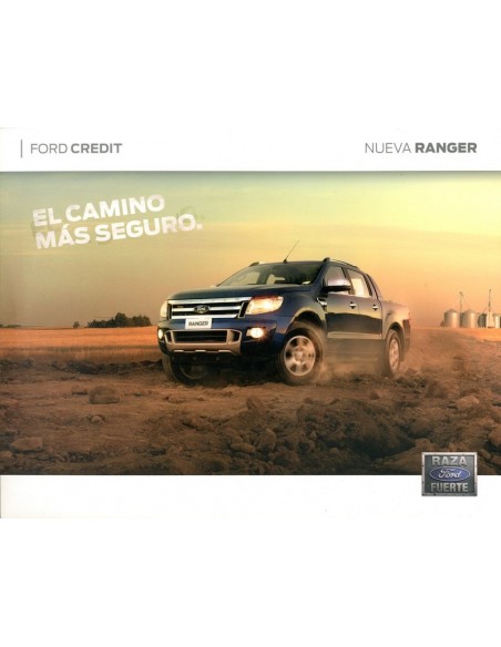 2012 FORD NUEVA RANGER LEAFLET SPAANS