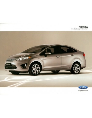 2012 FORD FIESTA LEAFLET SPAANS