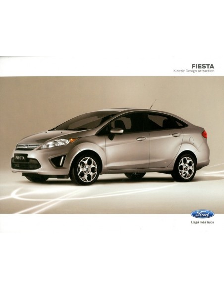 2012 FORD FIESTA LEAFLET SPAANS