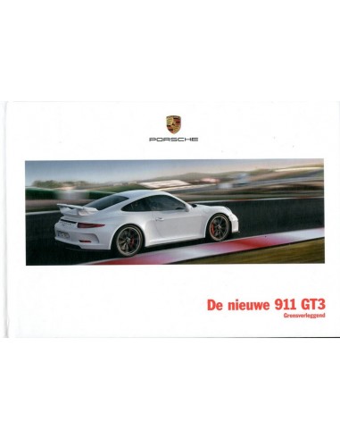 2013 PORSCHE 911 GT3 HARDCOVER BROCHURE NEDERLANDS