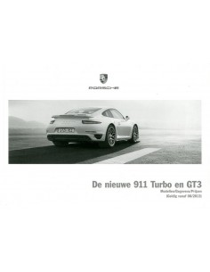 2013 PORSCHE 911 GT3 HARDCOVER BROCHURE NEDERLANDS 2