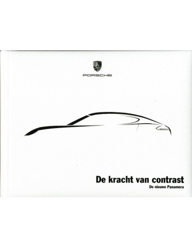 2013 PORSCHE PANAMERA HARDCOVER BROCHURE NEDERLANDS