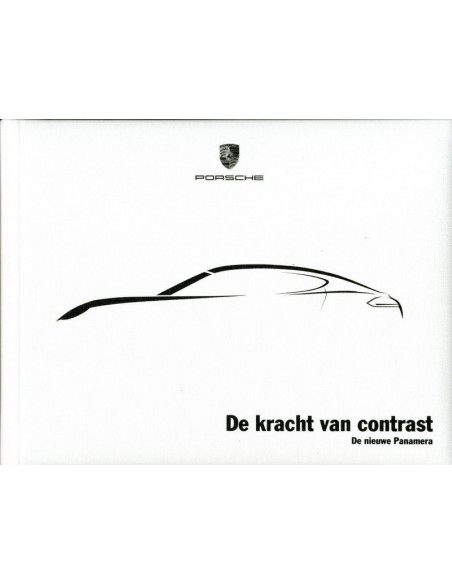 2013 PORSCHE PANAMERA HARDCOVER BROCHURE NEDERLANDS