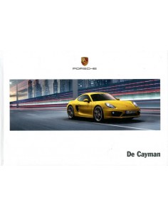 2013 PORSCHE CAYMAN HARDCOVER BROCHURE NEDERLANDS