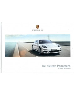 2014 PORSCHE PANAMERA HARDCOVER PROSPEKT NIEDERLÄNDISCH