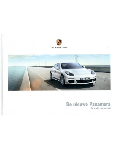2014 PORSCHE PANAMERA HARDCOVER PROSPEKT NIEDERLÄNDISCH