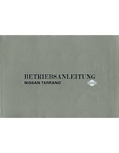 1992 NISSAN TERRANO INSTRUCTIEBOEKJE DUITS