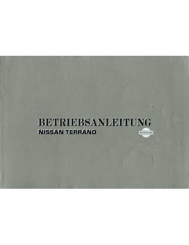 1992 NISSAN TERRANO INSTRUCTIEBOEKJE DUITS