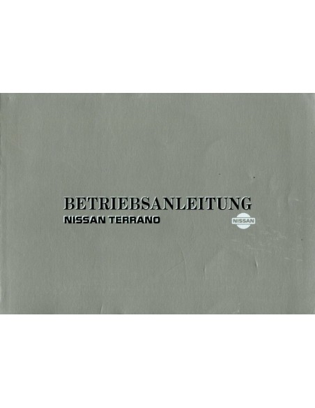 1992 NISSAN TERRANO INSTRUCTIEBOEKJE DUITS