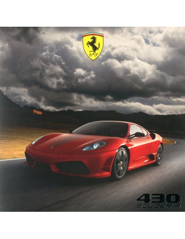 2007 FERRARI 430 SCUDERIA MEDIA  BROCHURE 