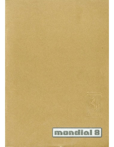 1980 FERRARI MONDIAL 8 PERSMAP ITALIAANS