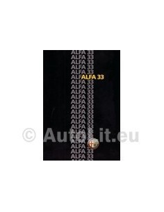 1985 ALFA ROMEO 33 BROCHURE DUITS