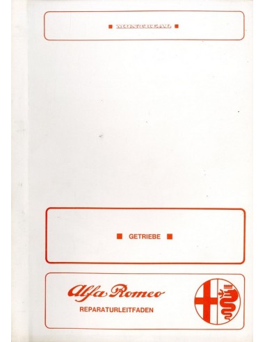 1973 ALFA ROMEO MONTREAL AANDRIJVING WERKPLAATSHANDBOEK DUITS